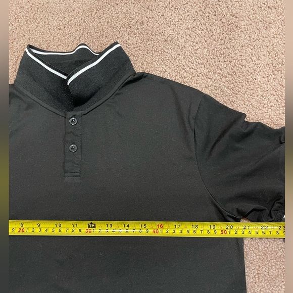 NO BRAND Men's Black Polo shirt - Picture 4 of 9